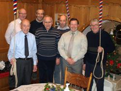 The bell ringers of St Patrick's, Ballymena, who welcomed in the New Year at midnight on December 31.